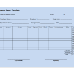 Expense Report Template Regarding Generic Expense Report
