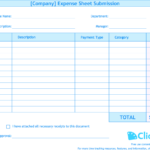 Expense Report Template | Track Expenses Easily In Excel | Clicktime As Well As Cost Spreadsheet Template