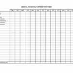 Expense Spreadsheet Template Free Best Household Personal Finance In Monthly Expenses Worksheet