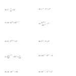 Exponential Equations Not Requiring Logarithms Practice Pages 1  4 Or Exponential Equations Worksheet