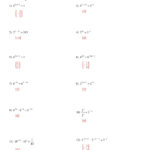 Exponential Equations Not Requiring Logarithms Practice Pages 1  4 With Solving Exponential Equations Worksheet With Answers