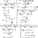 Exponential Equations Worksheet Math Comparing Linear And Or Solving Log Equations Worksheet Key