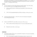 Exponential Growth And Decay Worksheet  Yooob With Regard To Growth And Decay Worksheet