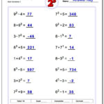 Exponents Worksheets In Exponents Worksheets Grade 8 Pdf