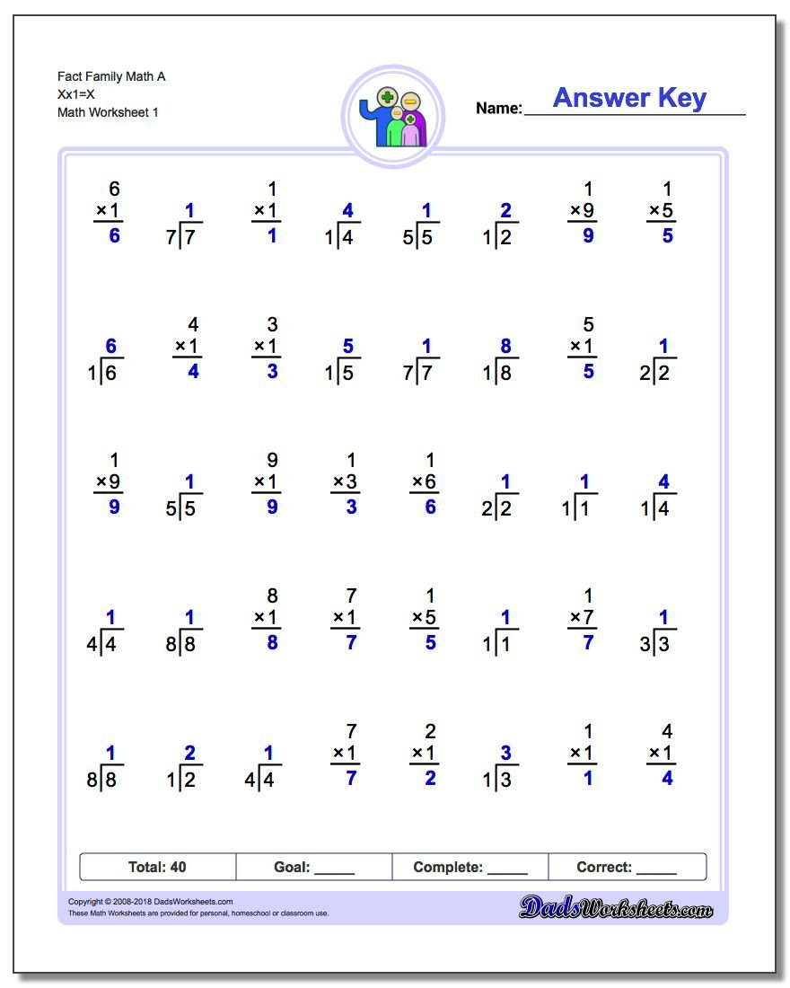 Fact Family Worksheets Along With Properties Of Addition And Multiplication Worksheets