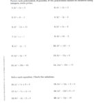 Factoring Difference Of Squares Worksheet Answers  Yooob Intended For Factoring Difference Of Squares Worksheet Answers
