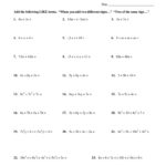Factoring Using The Distributive Property Worksheet 10 2 Answers For Factoring Using The Distributive Property Worksheet