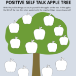 Fall Themed Socialemotional Skills Building Activities For Children Intended For Self Esteem Tree Worksheet
