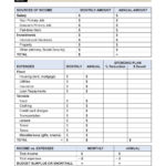 Family Budget Template Ancial Spreadsheet Retirement Planning Along With Personal Financial Planning Worksheets