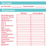 Family Budget Template Nursing Home Spreadsheet As Online House With Regard To Home Daycare Income And Expense Worksheet