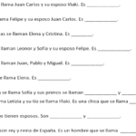 Family  Year 7 Spanish Along With Spanish Family Worksheets