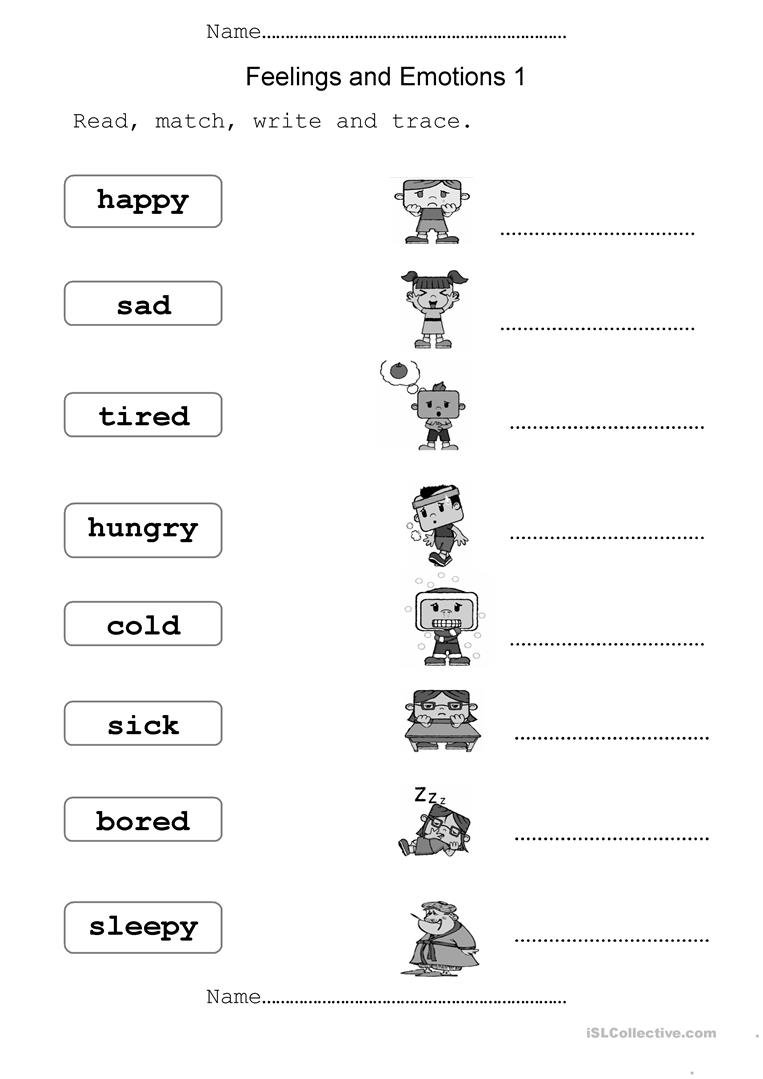 Feelings And Emotions Worksheet  Free Esl Printable Worksheets Made Together With Identifying Emotions Worksheet For Adults