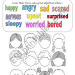 Feelings  Emotions  Esl Worksheetmamalika As Well As Feelings And Emotions Worksheets Pdf