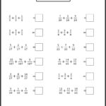 Fifth Grade Math Assessment Worksheets  Justswimfl With Math Assessment Worksheets