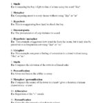 Figurative Language Of O Henry  Answers Inside The Gift Of The Magi Worksheet Answer