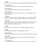 Figurative Language Worksheet 6  Answers Throughout Figurative Language Worksheet 5