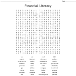 Financial Literacy Terms Word Search  Wordmint With Financial Literacy Worksheets Pdf