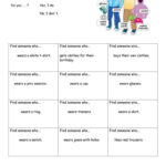 Find Someone Who  Clothes Worksheet  Free Esl Printable In Clothing In Spanish Worksheets