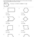 Finding A Formula For Interior Angles In Any Polygon For Find The Interior Angle Sum For Each Polygon Worksheet