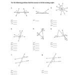 Finding Missing Angles Worksheet  Xorforums Regarding Finding Missing Angles Worksheet