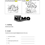 Finding Nemo Lesson Plan Worksheet  Free Esl Printable Worksheets Along With Finding Nemo Worksheet