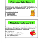 Finding The Main Idea Worksheets With Answers  Briefencounters With Main Idea Worksheets Middle School