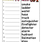 Fire Safety Worksheets For Third Grade Fire Safety Worksheets Of For Fire Safety Worksheets