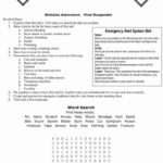First Aid Merit Badge Worksheet  Briefencounters And First Aid Merit Badge Worksheet