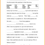 First Grade Reading Worksheets Free 1St Printable Comprehension Inside Spanish Reading Comprehension Worksheets