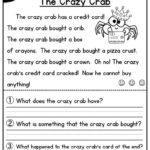 First Grade Reading Worksheets Free Report Templates 1St Printable And First Grade Reading Comprehension Worksheets