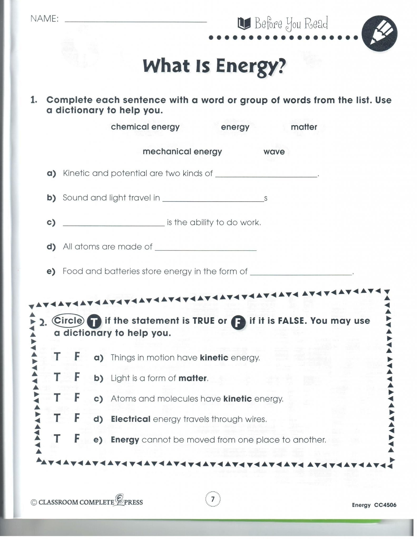 First Grade Science Worksheets  Briefencounters Throughout First Grade Science Worksheets