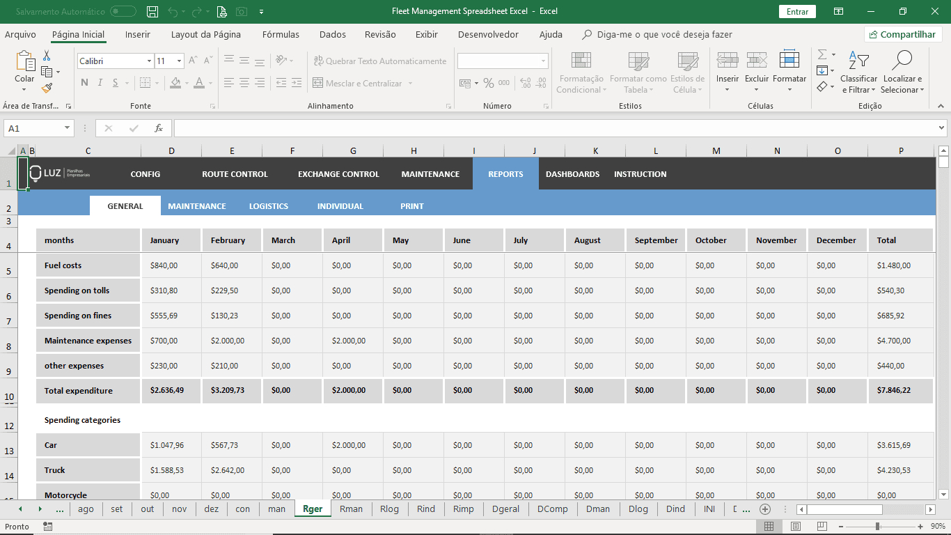 Fleet Management Spreadsheet Excel   Luz Spreadsheets As Well As Fleet Inventory Spreadsheet