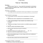 Food Inc” Video Activity For The Poultry Industry Worksheet Answers
