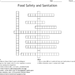 Food Safety And Sanitation Crossword  Wordmint In Food Safety And Sanitation Worksheet Answers
