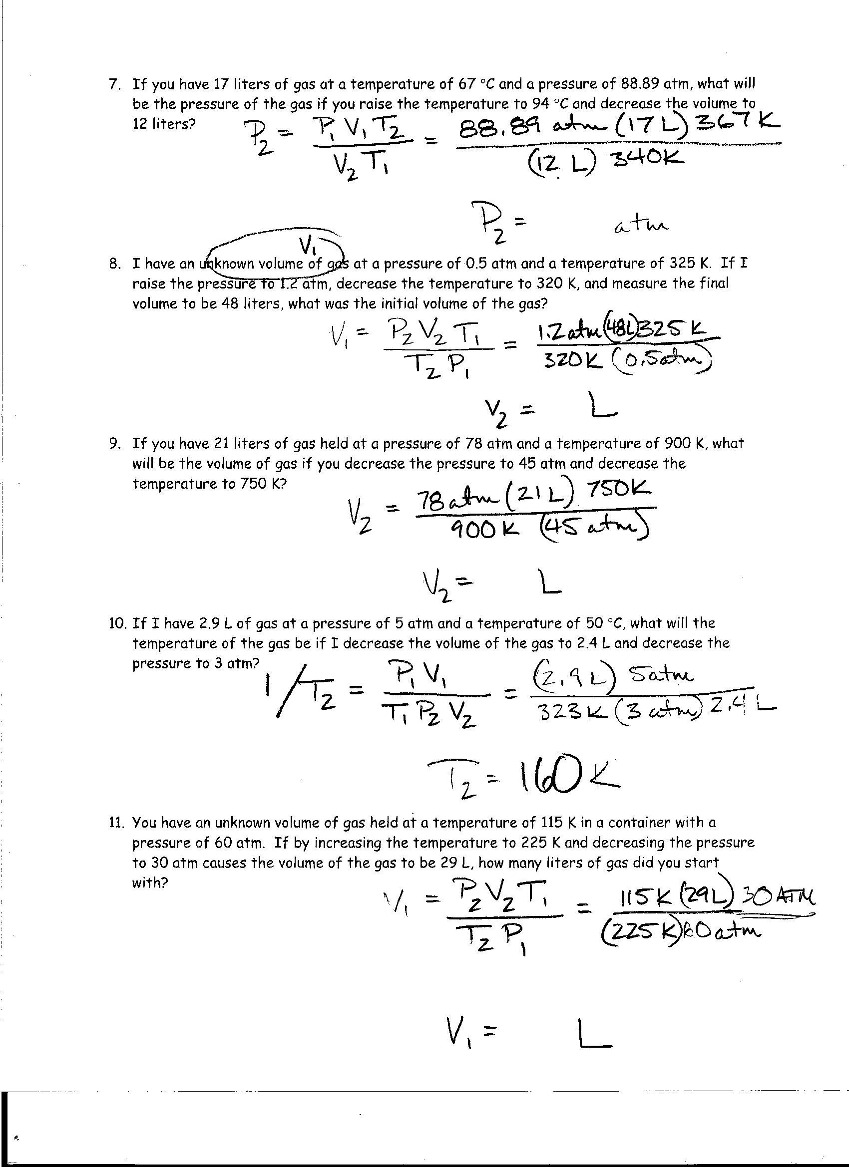 Foothill High School With Regard To Specific Heat Problems Worksheet Answers