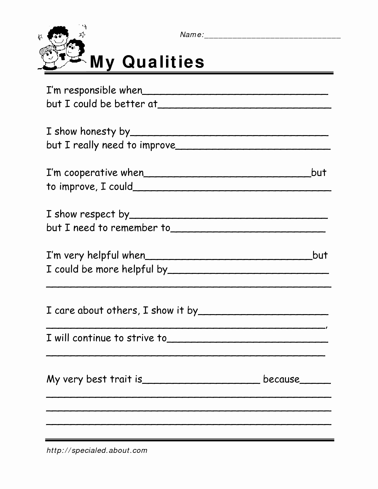 For Life Skills Worksheets For Kids – Diocesisdemonteria With Regard To Life Skills Worksheets For Adults
