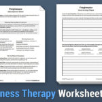 Forgiveness Therapy Worksheet  Therapist Aid Or Forgiveness Worksheets Pdf