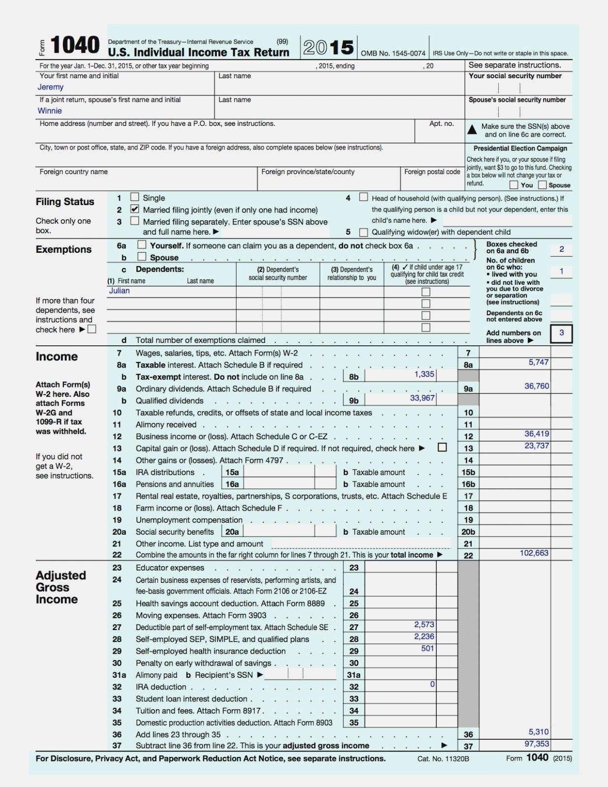 Tax Computation Worksheet Excelguider Com