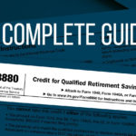 Form 8880  Tax Incentives For Retirement Account Contributions Or Credit Limit Worksheet 8880