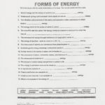 Forms Of Energy Worksheet Answer Key The Best Worksheets Image Also Forms Of Energy Worksheet Answer Key