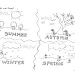 Four Seasons Kindergarten Worksheets Four Season Matching Game Or Four Seasons Kindergarten Worksheets