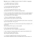 Four Types Of Sentences Worksheet  Answers Throughout Kinds Of Sentences Worksheet