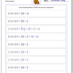 Fraction Division In On The Button Math Worksheet