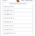 Fraction Multiplication With Wholes Inside Multiplying Decimals By Whole Numbers Worksheet