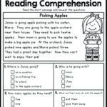 Free 1St Grade Comprehension Worksheets As Well As Free 1St Grade Comprehension Worksheets