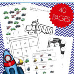 Free 40Page Preschool Transportation Theme Printables With Regard To Free Worksheets For Preschoolers Printables
