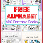 Free Alphabet Abc Printable Packs  Fun With Mama In Free Printable Abc Worksheets