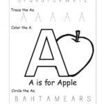 Free Alphabet Tracing Worksheets For 3 Year Olds With Alphabet Pertaining To Worksheets For 3 Year Olds