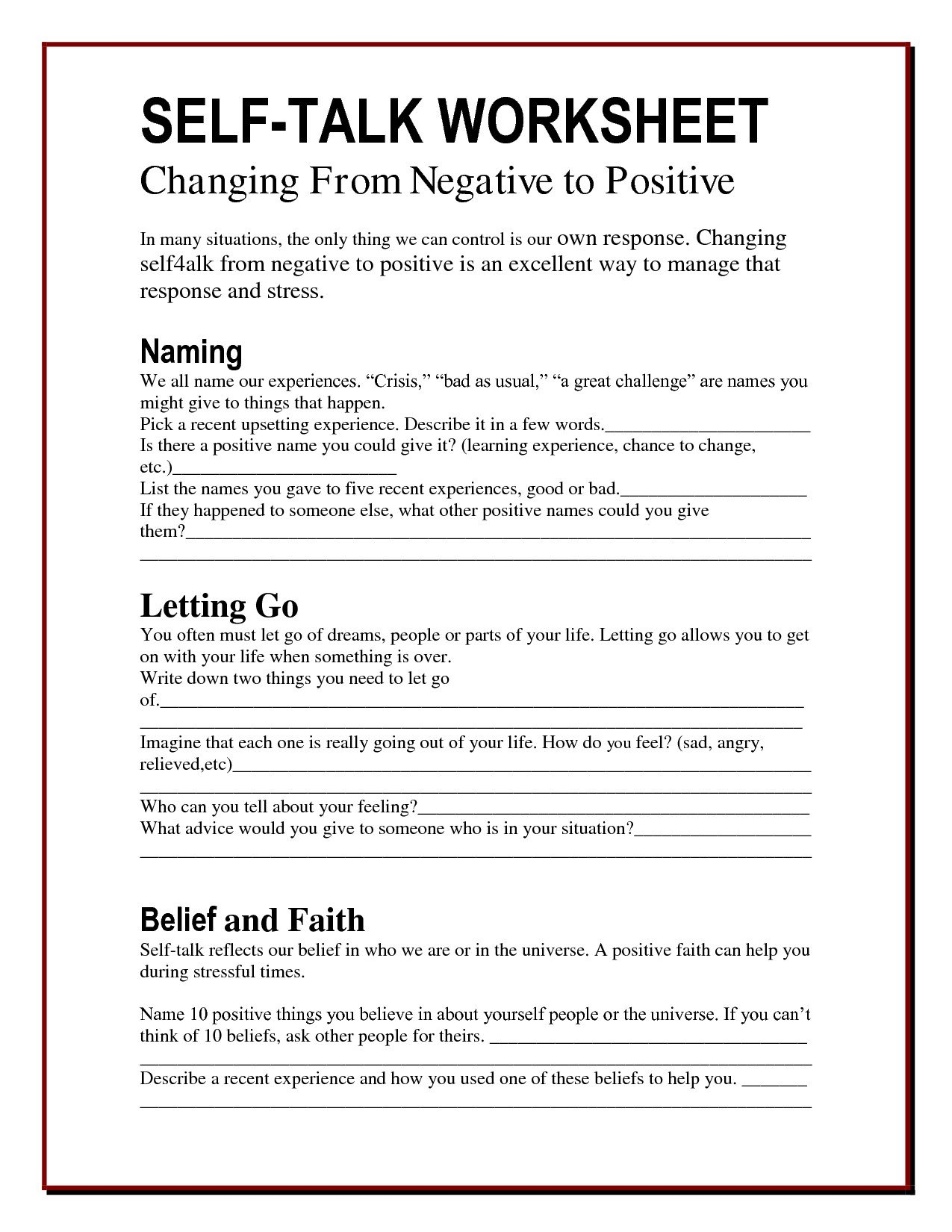Free Anger Management Worksheets  Yooob And Child Anger Management Worksheets