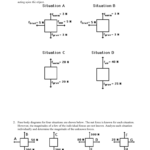 Free Body Diagrams Worksheet For Physics Free Body Diagram Worksheet Answers